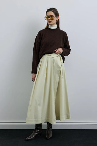 Oversize Triko Kazak Kahverengi