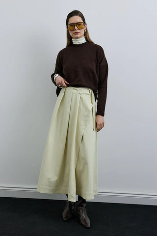 Oversize Triko Kazak Kahverengi