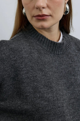 Oversize Triko Kazak Antrasit