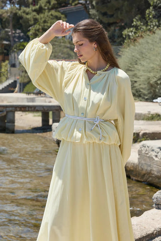 Kuda Balon Gömlek Sarı