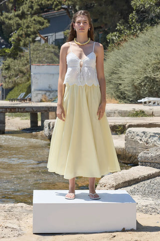 Kuda Kloş Etek Sarı