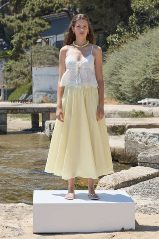 Kuda Kloş Etek Sarı