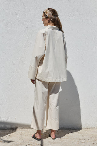 Liv Poplin Gömlek Vanilya