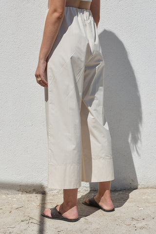 Liv Poplin Pantolon Vanilya