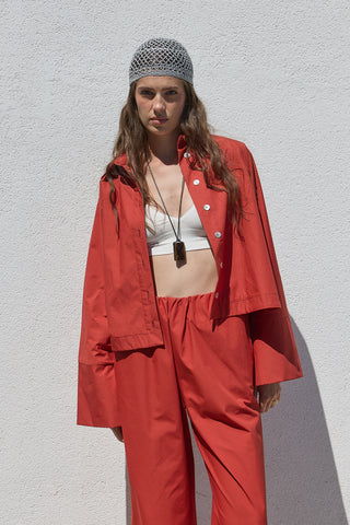 Liv Poplin Gömlek Kiremit