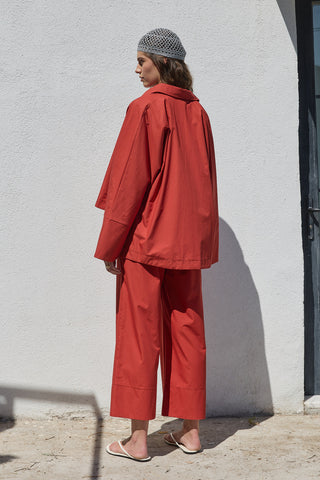 Liv Poplin Gömlek Kiremit