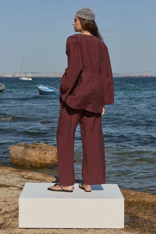 Ray Modal Kimona Takım Bordo