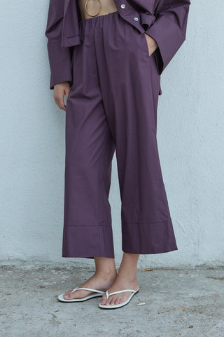 Liv Poplin Pantolon Mürdüm