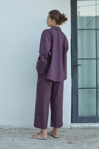 Liv Poplin Pantolon Mürdüm