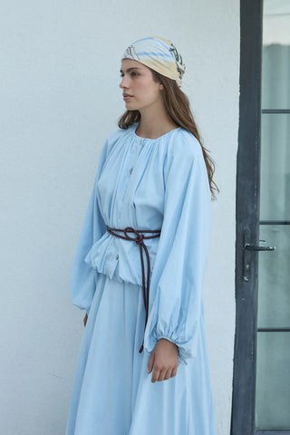 Kuda Balon Gömlek Bebe Mavi