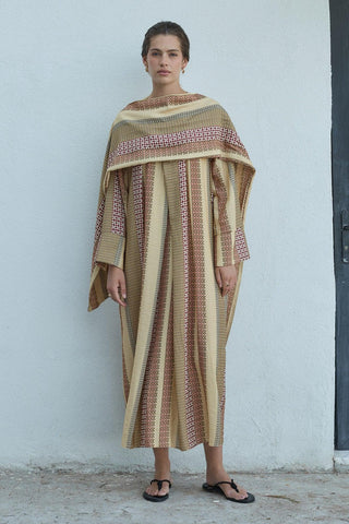 Fogo Elbise Etnik Desenli