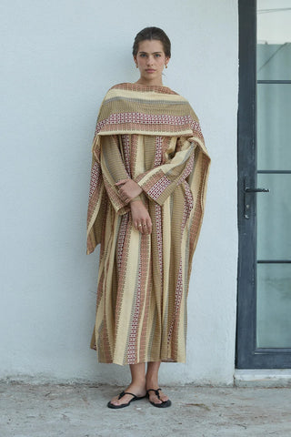 Fogo Elbise Etnik Desenli