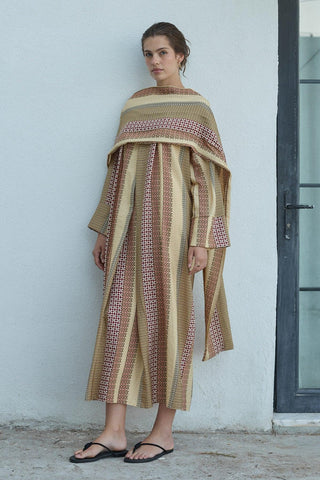 Fogo Elbise Etnik Desenli