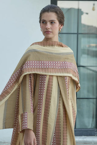 Fogo Elbise Etnik Desenli