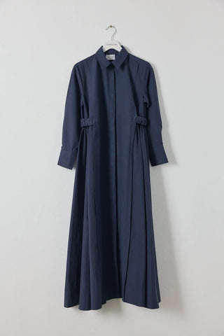 Pila Poplin Elbise Lacivert