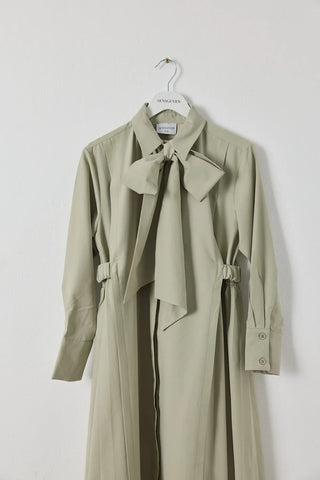 Pila Poplin Elbise Açık Yeşil