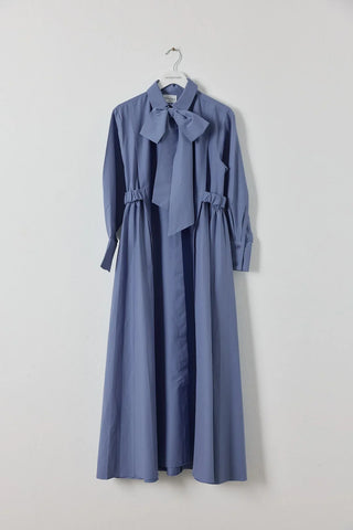 Pila Poplin Elbise Mavi