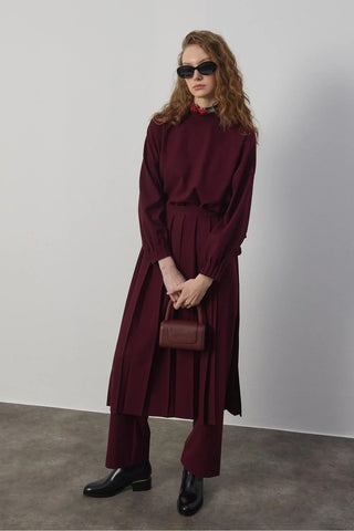 Puala Üçlü Takım Bordo