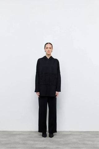 Oyşo Kuzu Eşofman Takım Siyah