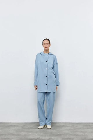 Poly Fermuarlı Oyşo Takım Mavi