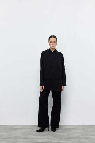 Oyşo Kuzu Eşofman Takım Siyah