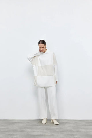 Oyşo Kuzu Eşofman Takım Ekru